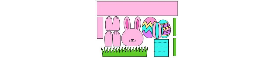 Easter paper craft - colour
