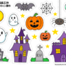 ゆらゆら揺れるハロウィン工作用プリント・カラー